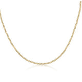15" Choker Classic 2.5mm Gold Bead Necklace - enewton - Gaines Jewelers
