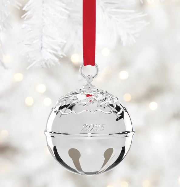 2025 Annual Holly Bell Silver - Plate - Reed & Barton - Gaines Jewelers