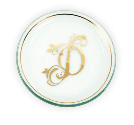 6" Mini Plate "D" - Annieglass - Gaines Jewelers