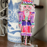 Acrylic Nutcracker - Sir Bigsby - 13.5" - Lauren Dunn - Gaines Jewelers