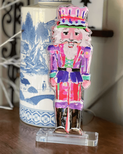 Acrylic Nutcracker - Sir Bigsby - 13.5" - Lauren Dunn - Gaines Jewelers