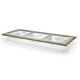 Annieglass Roman Antique Three - Section Tray - Gaines Jewelers