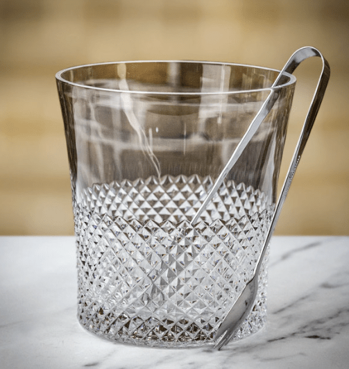 *Antibes Ice Bucket with set of Tumblers - Royal Brierley - Gaines Jewelers