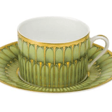 Arcades Green Tea Saucer - Philippe Deshoulieres - Gaines Jewelers