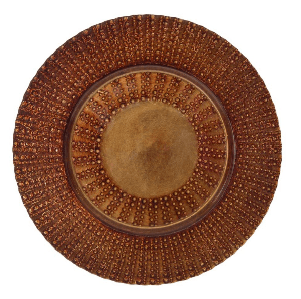 * Aztec Copper Charger - Ten Strawberry Street - Gaines Jewelers