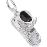 Baby Shoe with Laces Charm - Rembrandt Charms - Gaines Jewelers