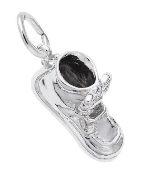 Baby Shoe with Laces Charm - Rembrandt Charms - Gaines Jewelers