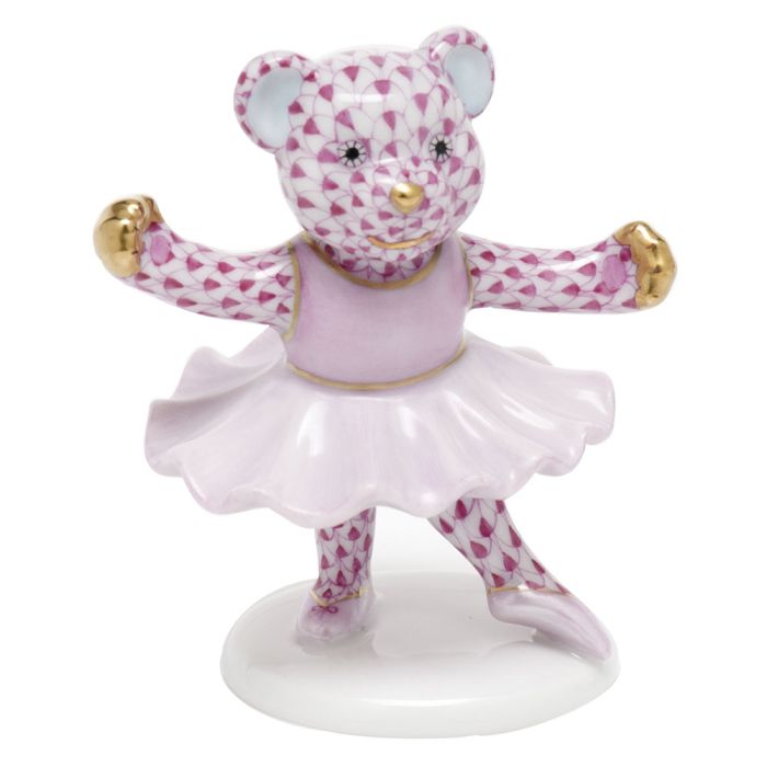 BALLERINA BEAR - RASPBERRY - Gaines Jewelers