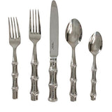 Bamboo 5pc Place Setting - Polished - Gaines Jewelers