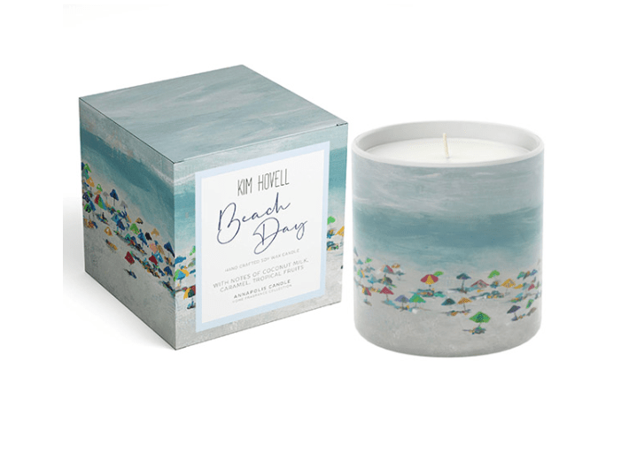 Beach Day Boxed 8oz Candle - Kim Hovell Collection - Annapolis - Gaines Jewelers