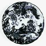 * Black Aves Platinum Dinner Plate - Royal Crown Derby - Gaines Jewelers