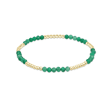 Blissful Pattern 2.5mm Bead Bracelet - Green Onyx - Enewton - Gaines Jewelers