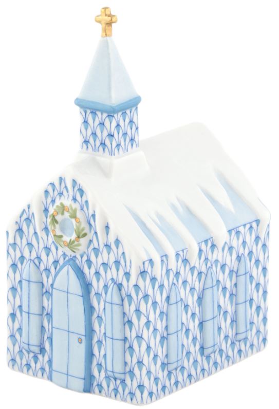 Blue Church - Herend - Gaines Jewelers