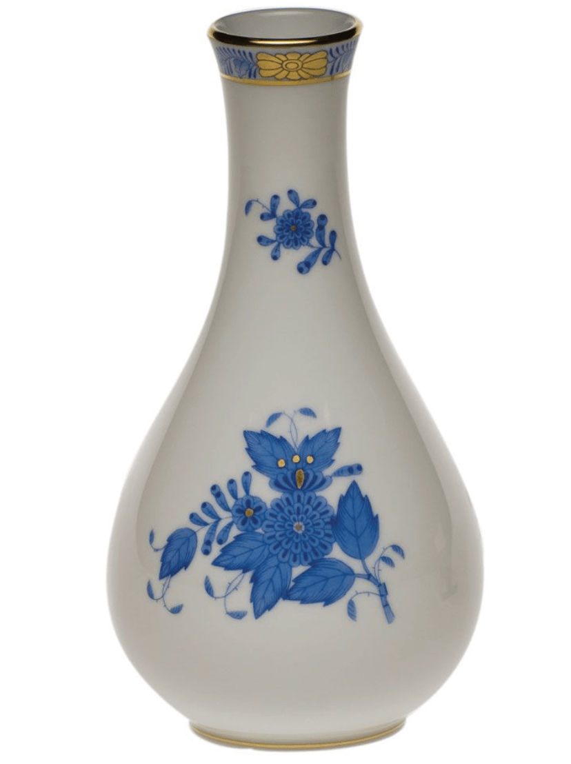Blue Vase - Herend - Gaines Jewelers