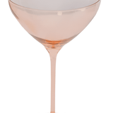 Blush Pink Martini Glass - Estelle Colored Glass - Gaines Jewelers