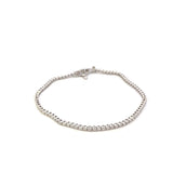Bracelet - 1ct. Diamond Buttercup Tennis Bracelet 14k wg - Gaines Jewelers