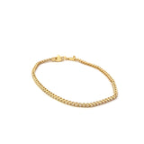Bracelet - 1ct. Diamond Buttercup Tennis Bracelet 14k yg - Gaines Jewelers