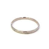 Bracelet youth size bangle 14kt white gold - Gaines Jewelers