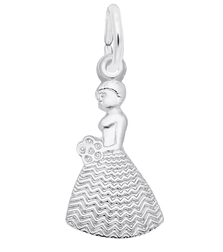 Bridesmaid Charm - Sterling Silver - Rembrandt Charms - Gaines Jewelers