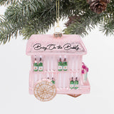 Bubbly Cart Boxed Glass Ornament - 8 Oak Lane - Gaines Jewelers