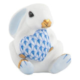 Bunny with Heart Blue - Herend - Gaines Jewelers