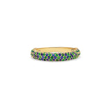 Capucine De Wulf Ring Pave Tsavorite & Sapphire - Gaines Jewelers