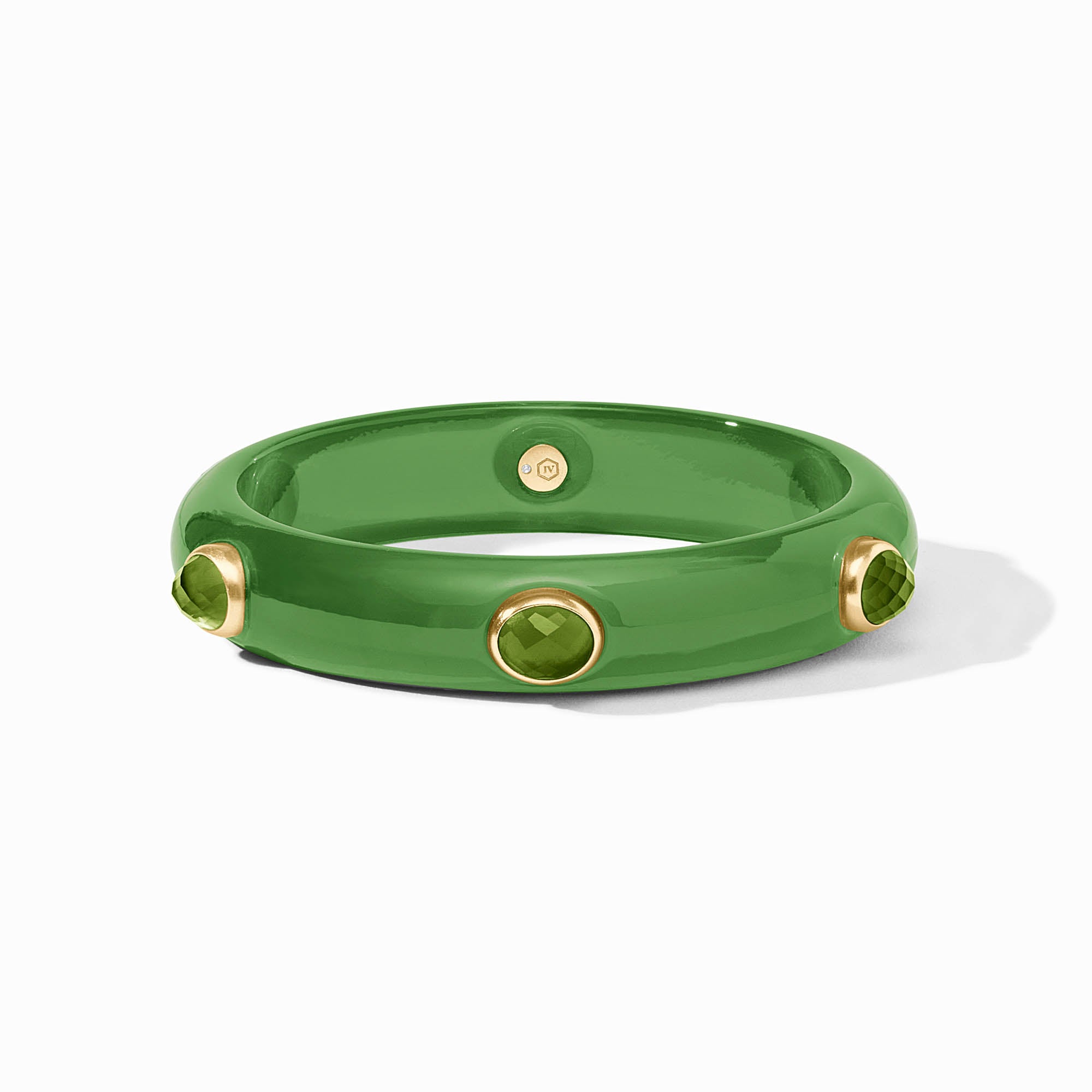 Carnaby Stone Bangle - Palmetto Green - M - Julie Vos - Gaines Jewelers