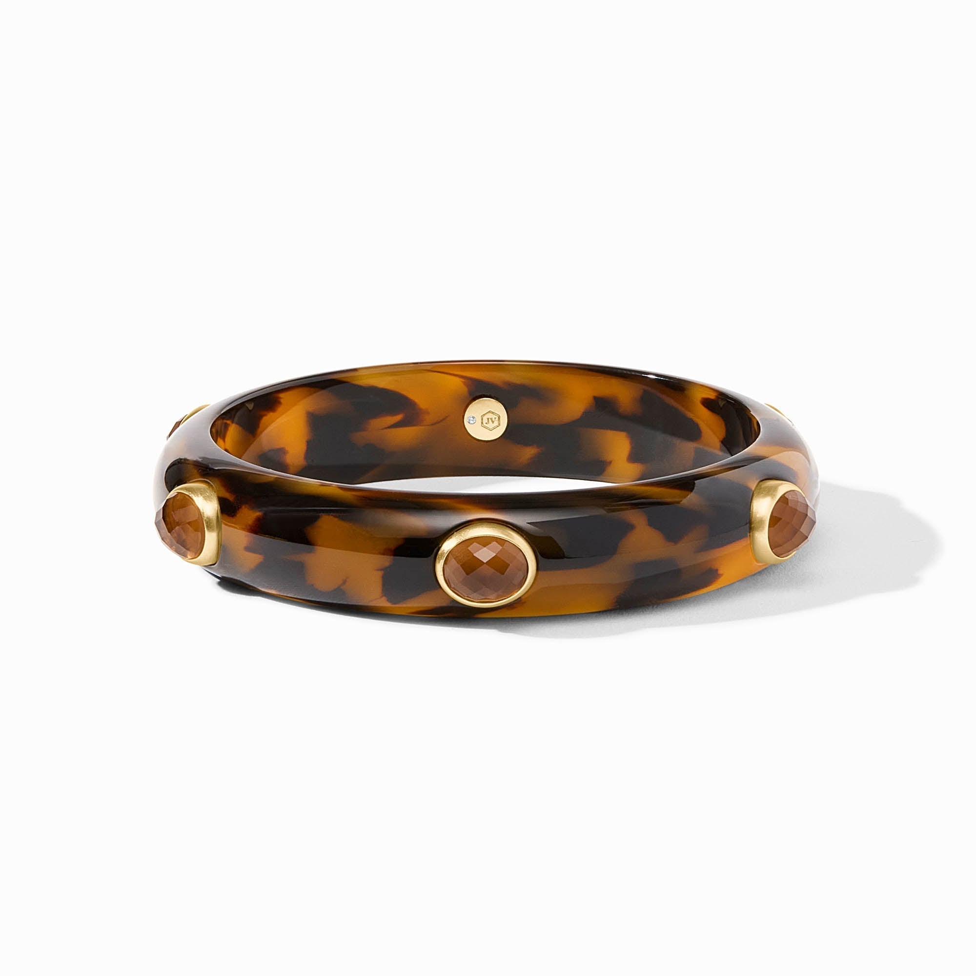 Carnaby Stone Bangle - Tortoiseshell - M - Julie Vos - Gaines Jewelers