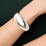Catalina Statement Hinge Bangle - Silver - OS - Julie Vos - Gaines Jewelers