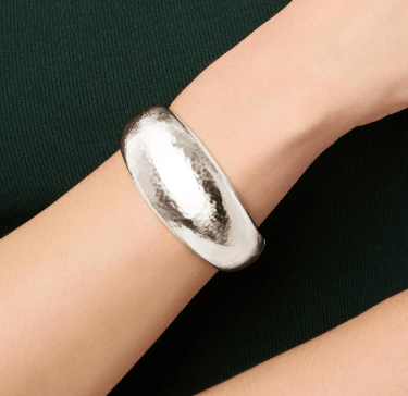Catalina Statement Hinge Bangle - Silver - OS - Julie Vos - Gaines Jewelers