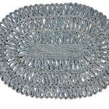 Chambray Straw Loop Oval Placemat - Juliska - Gaines Jewelers