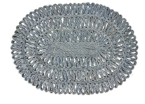Chambray Straw Loop Oval Placemat - Juliska - Gaines Jewelers
