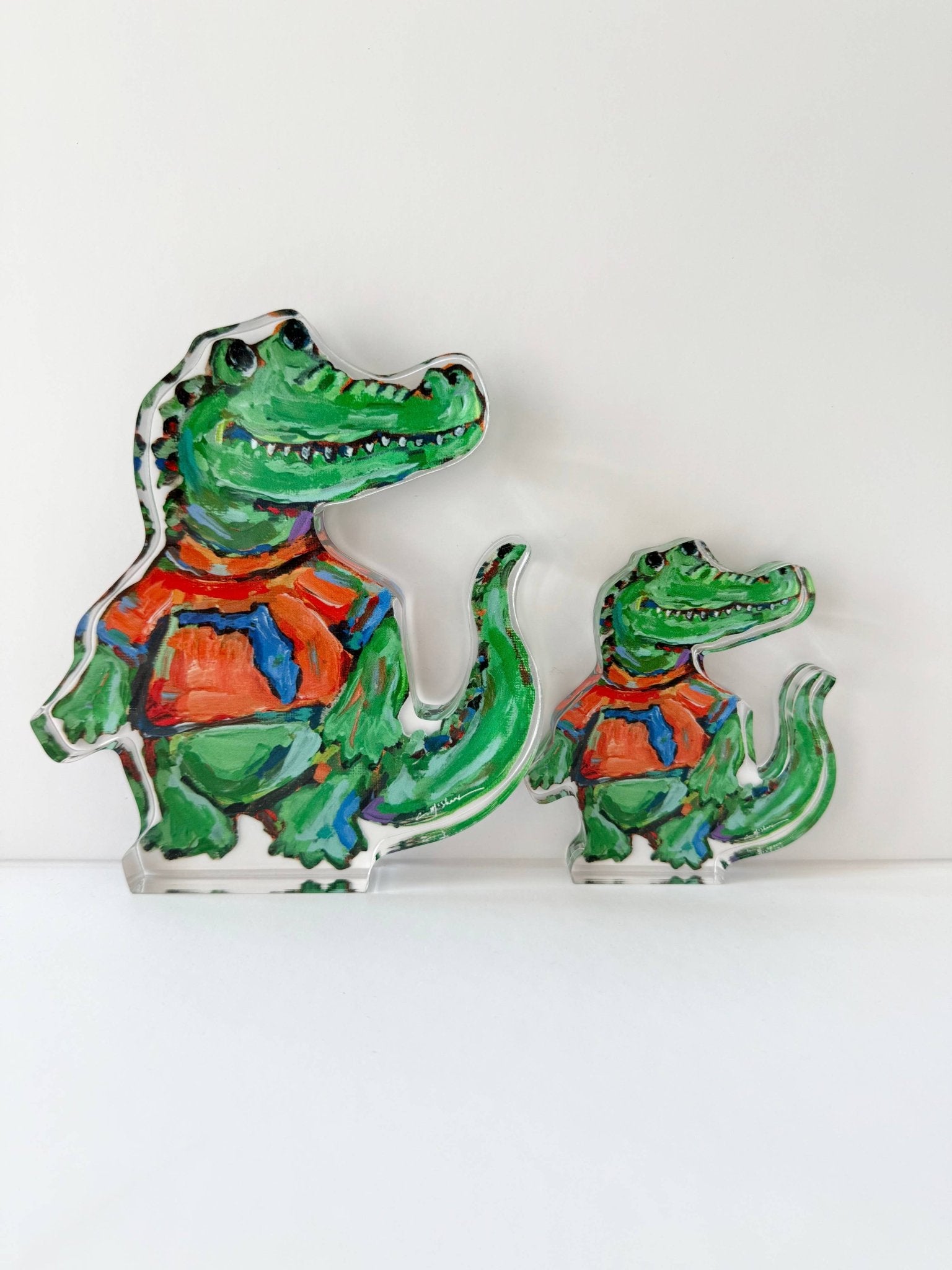 Chelsea McShane Art - "Gator" acrylic : Large Shelfie - Gaines Jewelers