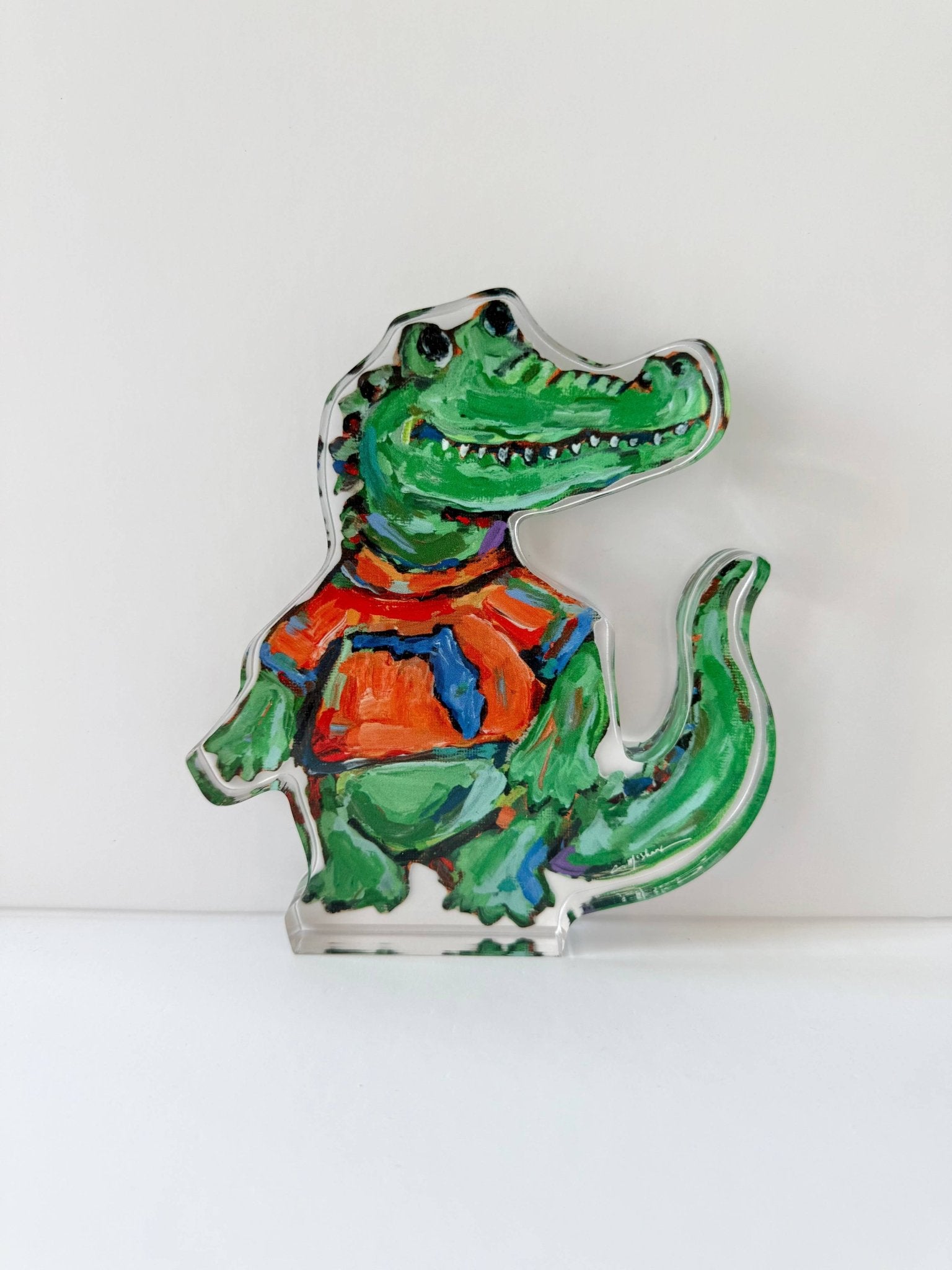 Chelsea McShane Art - "Gator" acrylic : Large Shelfie - Gaines Jewelers