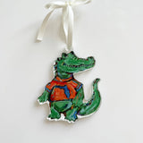 Chelsea McShane Art - "Gator" ornament - Gaines Jewelers