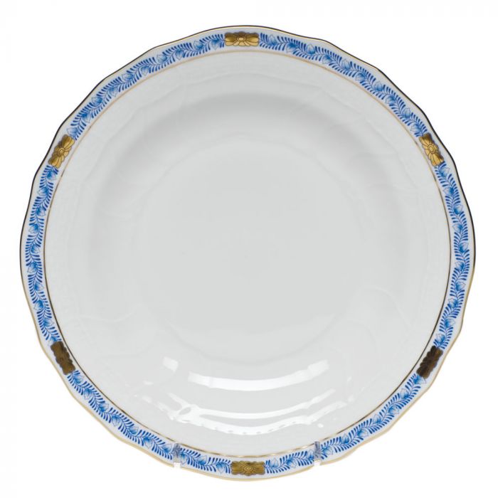 Chinese Bouquet Garland Blue Dessert Plate - Herend - Gaines Jewelers
