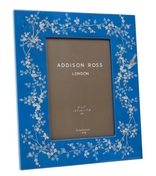 Chinoiserie Blue Frame 5x7 - Addison Ross - Gaines Jewelers