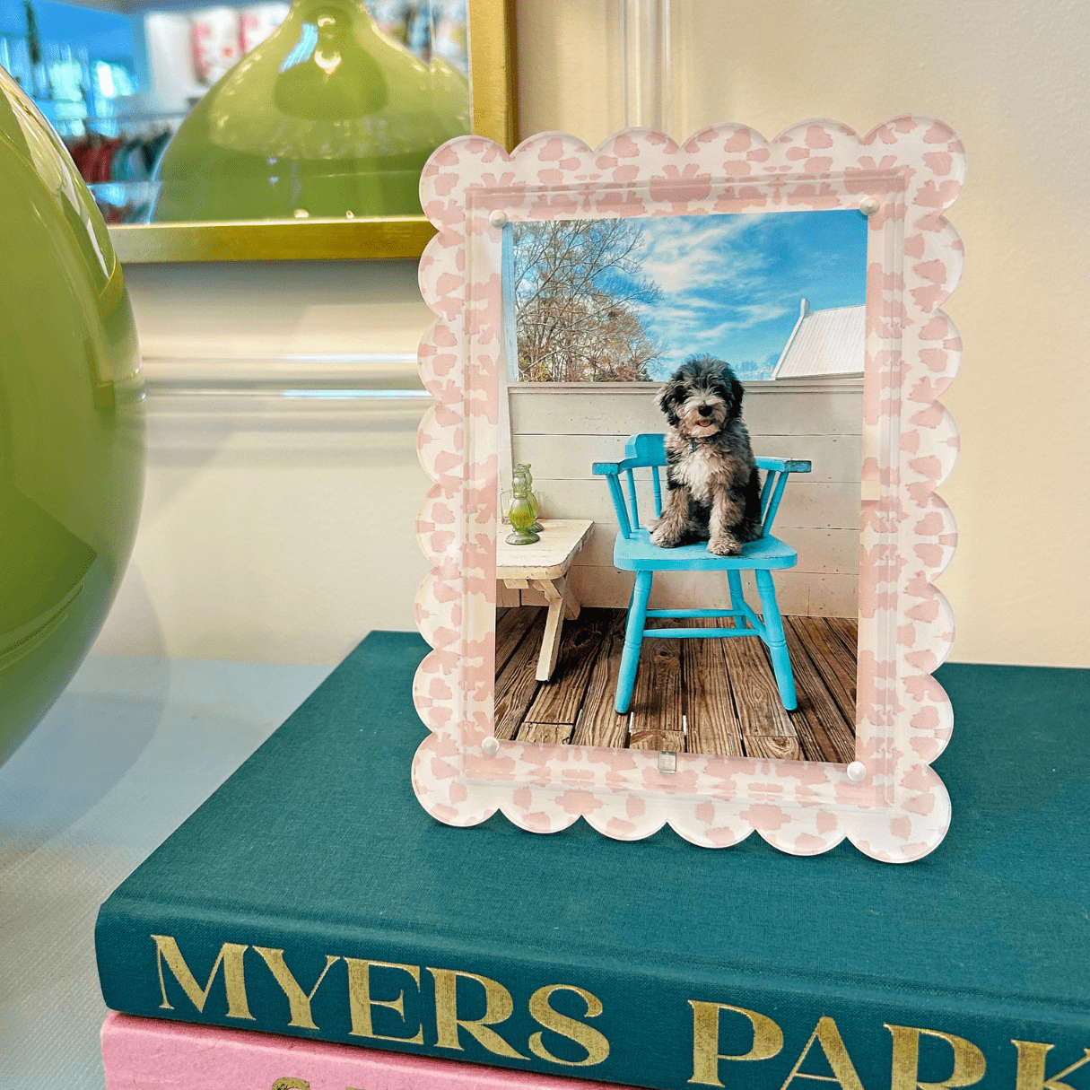 Chintz Rose Acrylic Picture Frame - Laura Park - Gaines Jewelers