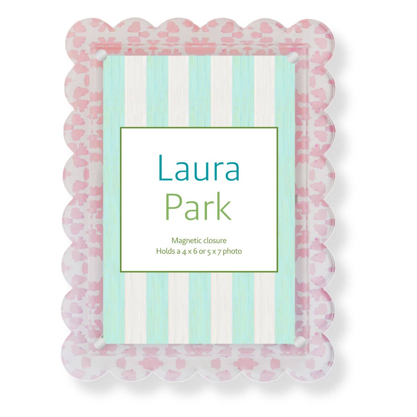 Chintz Rose Acrylic Picture Frame - Laura Park - Gaines Jewelers