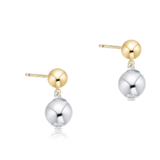 Classic 10mm Ball Drop Stud - Mixed Metal - Enewton - Gaines Jewelers