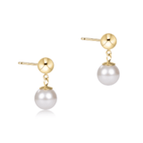 Classic 8mm Ball Drop Stud - Pearl - Enewton - Gaines Jewelers