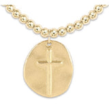 Classic Gold 4mm Bead Bracelet - Inspire Gold Charm - Gaines Jewelers