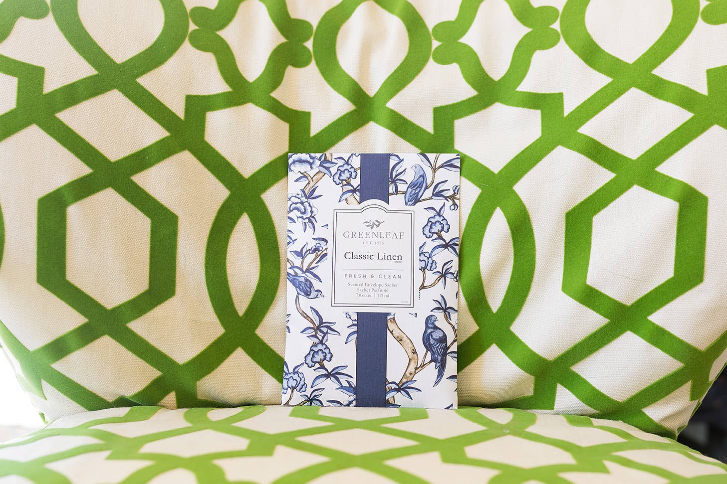 Classic Linen Large Sachet - Greenleaf Gifts - Gaines Jewelers