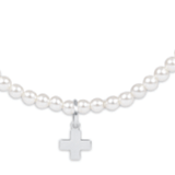 Classic Pearl 3mm Bead Bracelet - Signature Cross - Enewton - Gaines Jewelers