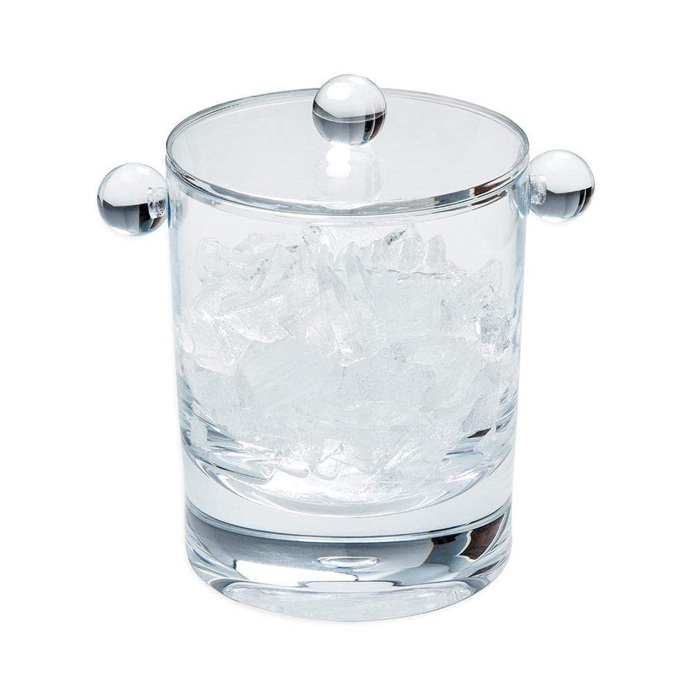 Clear Acrylic 60oz Ice Bucket with Lid - Caspari - Gaines Jewelers
