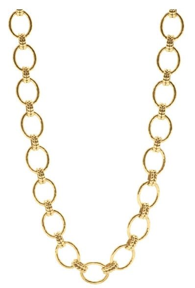 Cleopatra Grande Link Necklace, 16"+2" - Gold - Capucine De Wulf - Gaines Jewelers