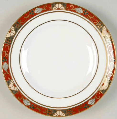 * Cloisonne Bread & Butter Plate - Royal Crown Derby - Gaines Jewelers