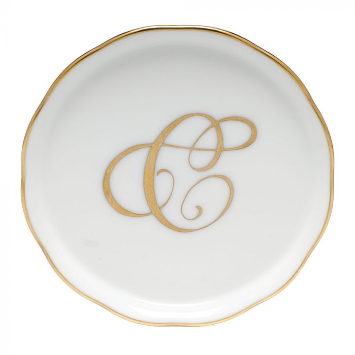 COASTER WITH MONOGRAM - C - Gaines Jewelers