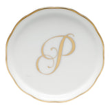Coaster with Monogram - P - Gaines Jewelers