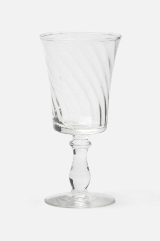 * Colette Clear Wine Glass - Blue Pheasant - Gaines Jewelers